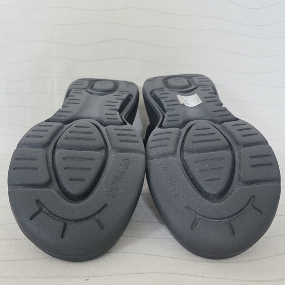 Skechers Womens Go Walk Arch Fit Cruise Around Black Sandals Shoes 140251 Sz 10 - Picture 10 of 11